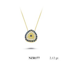 Silver    necklace    with    pendant                                     NZR177-925K