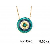 Silver    necklace    with    pendant                                     NZR320-925K