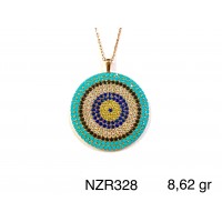 Silver    necklace    with    pendant                                     NZR328-925K