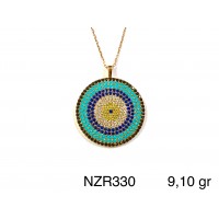 Silver    necklace    with    pendant                                     NZR330-925K