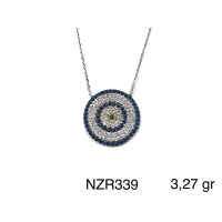 Silver    necklace    with    pendant                                     NZR339-925K