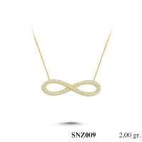 Silver    necklace    with    pendant                                     SNZ009-925K