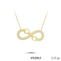 Silver    necklace    with    pendant                                     SNZ013-925K