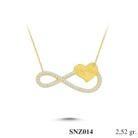 Silver    necklace    with    pendant                                     SNZ014-925K