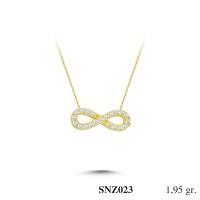 Silver    necklace    with    pendant                                     SNZ023-925K