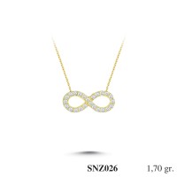 Silver    necklace    with    pendant                                     SNZ026-925K