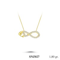 Silver    necklace    with    pendant                                     SNZ027-925K
