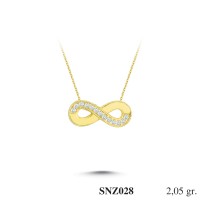 Silver    necklace    with    pendant                                     SNZ028-925K