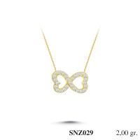 Silver    necklace    with    pendant                                     SNZ029-925K