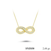 Silver    necklace    with    pendant                                     SNZ030-925K