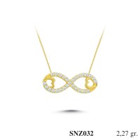 Silver    necklace    with    pendant                                     SNZ032-925K