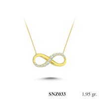 Silver    necklace    with    pendant                                     SNZ033-925K