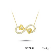 Silver    necklace    with    pendant                                     SNZ038-925K