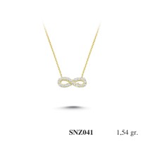 Silver    necklace    with    pendant                                     SNZ041-925K