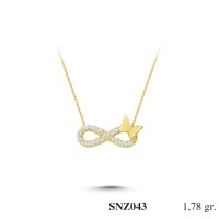 Silver    necklace    with    pendant                                     SNZ043-925K