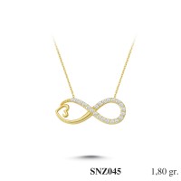 Silver    necklace    with    pendant                                     SNZ045-925K