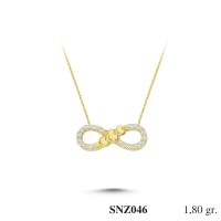 Silver    necklace    with    pendant                                     SNZ046-925K