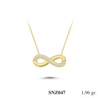 Silver    necklace    with    pendant                                     SNZ047-925K