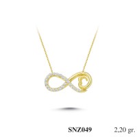 Silver    necklace    with    pendant                                     SNZ049-925K