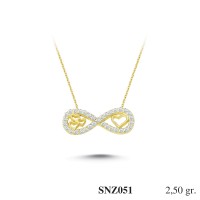 Silver    necklace    with    pendant                                     SNZ051-925K