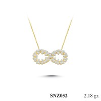 Silver    necklace    with    pendant                                     SNZ052-925K