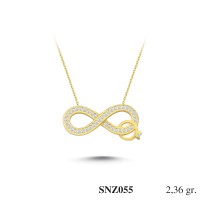 Silver    necklace    with    pendant                                     SNZ055-925K