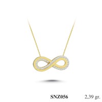 Silver    necklace    with    pendant                                     SNZ056-925K