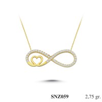 Silver    necklace    with    pendant                                     SNZ059-925K