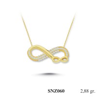 Silver    necklace    with    pendant                                     SNZ060-925K