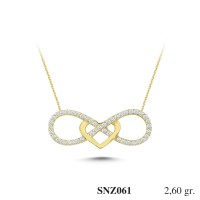 Silver    necklace    with    pendant                                     SNZ061-925K