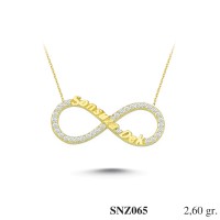 Silver    necklace    with    pendant                                     SNZ065-925K