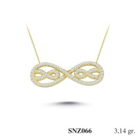 Silver    necklace    with    pendant                                     SNZ066-925K