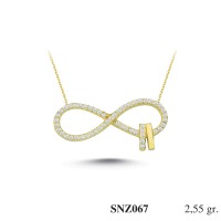 Silver    necklace    with    pendant                                     SNZ067-925K