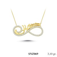 Silver    necklace    with    pendant                                     SNZ069-925K