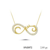 Silver    necklace    with    pendant                                     SNZ072-925K