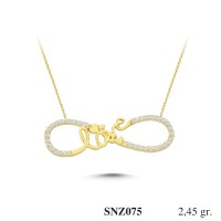 Silver    necklace    with    pendant                                     SNZ075-925K