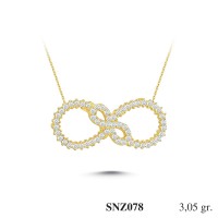 Silver    necklace    with    pendant                                     SNZ078-925K