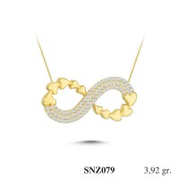Silver    necklace    with    pendant                                     SNZ079-925K