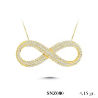 Silver    necklace    with    pendant                                     SNZ080-925K