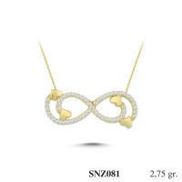 Silver    necklace    with    pendant                                     SNZ081-925K