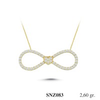 Silver    necklace    with    pendant                                     SNZ083-925K