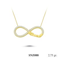 Silver    necklace    with    pendant                                     SNZ088-925K