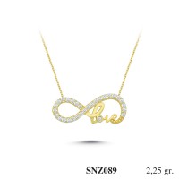 Silver    necklace    with    pendant                                     SNZ089-925K