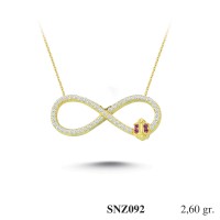 Silver    necklace    with    pendant                                     SNZ092-925K