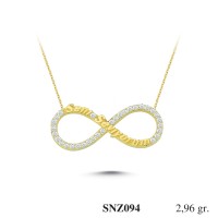 Silver    necklace    with    pendant                                     SNZ094-925K