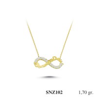 Silver    necklace    with    pendant                                     SNZ102-925K
