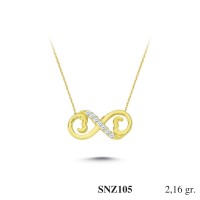 Silver    necklace    with    pendant                                     SNZ105-925K