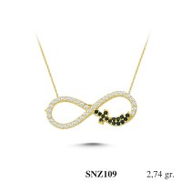 Silver    necklace    with    pendant                                     SNZ109-925K