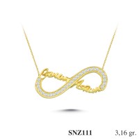 Silver    necklace    with    pendant                                     SNZ111-925K