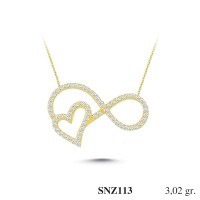 Silver    necklace    with    pendant                                     SNZ113-925K